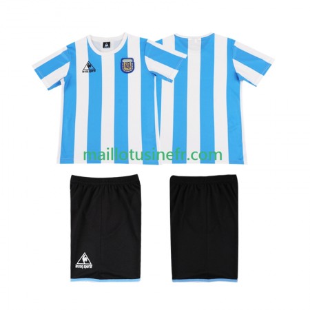 Maillot de Foot Argentine Domicile Retro 1986 - Enfant